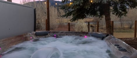 Relax in the brand new HotSpring Spa after a day of skiing Monarch or exploring Salida