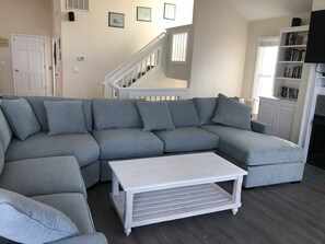 Brand new sectional in living room!