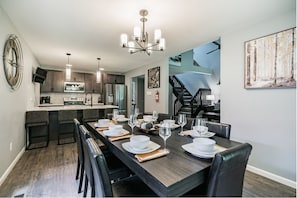 Dining room and main kitchen