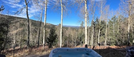 View of Continental Divide from hot tub