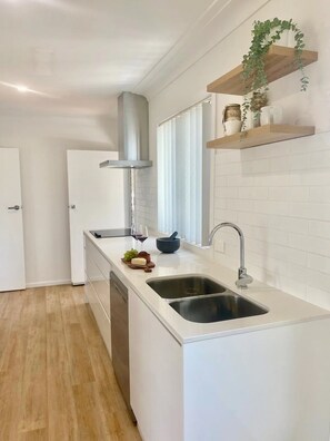 Kitchen upstairs. 