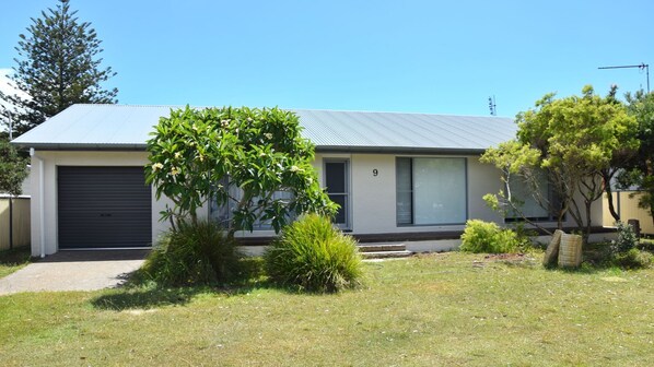 External view of the property.