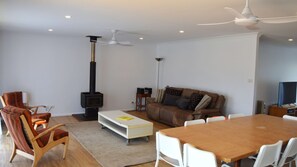 Living and dining area.