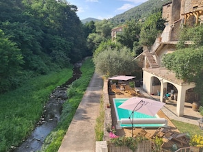 Les terrasses, gîtes en Cévennes