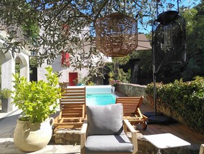 Les terrasses, gîtes en Cévennes