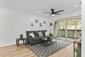 Living Space with Balcony - Lots of Natural Light!
