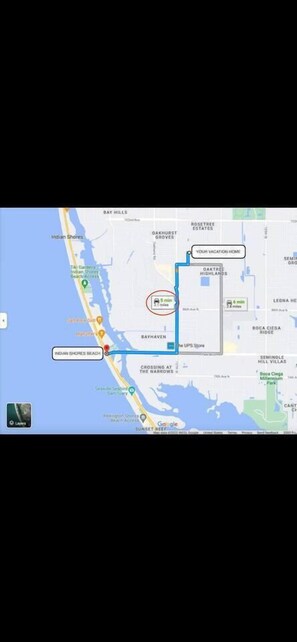 Short drive to the beach. Parking available. 