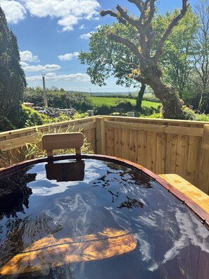 View from hot tub