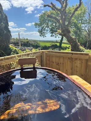 View from hot tub