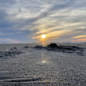 Sunset from our beach