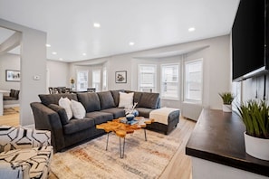 Coziest couch, waiting for you to relax!