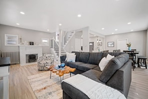 Coziest couch, waiting for you to relax!