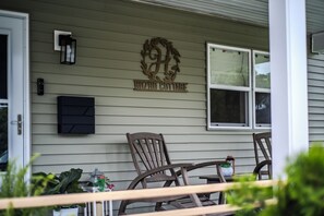 Front porch fanced 