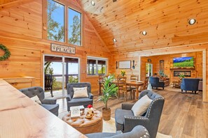 This cabin offers unmatched luxury and space, perfect for bringing everyone together.