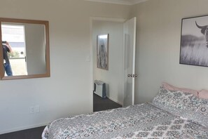 The upstairs master bedroom