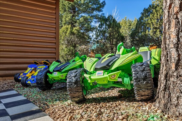 Starting Line at the Power Wheels Race Track