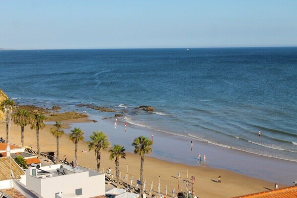 Vue sur la plage ou l’océan