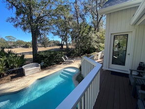 Pool with Golf Course Views at 30 Heath Drive