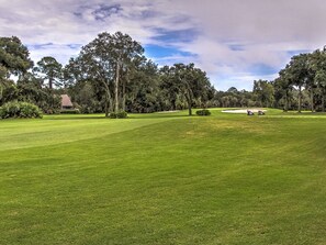 View of the Fazio Golf Course from 30 Heath Drive in Palmetto Dunes Plantation