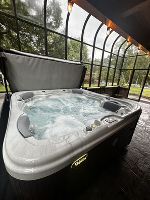 Bubbelpool inomhus