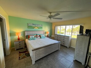 Master bedroom. Windows face East (Sunrise!). Blinds close all the way across.