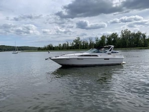 "Wincoma" is a 34 foot Sea Ray Express Cruiser