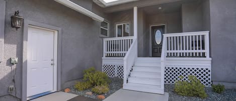 Front porch to enjoy the view with your coffee