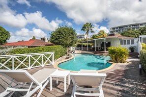 Pool with ocean view