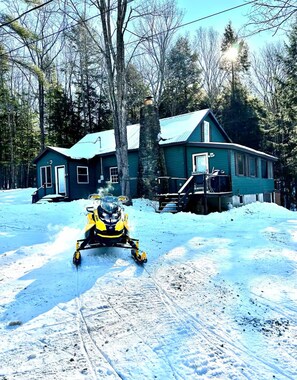 Plenty of room for trailers
You can head across the street to ice or trail