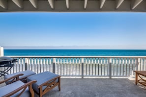 Direct Ocean View from inside the unit.