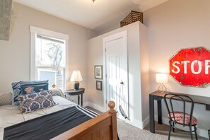 Work while away from home with this dedicated work space.
