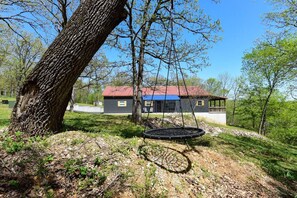 Tree swing for kids to play