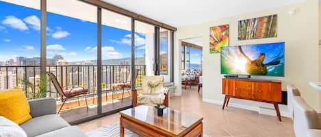 Relax and enjoy this condo with beautiful views.