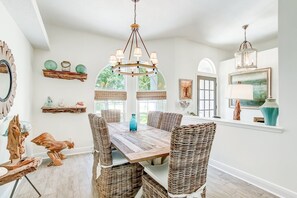 Gracious Dining Room with Table Seating for 6