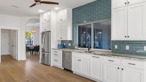 Incredible kitchen with light pouring in