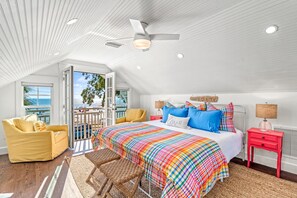 Spacious King Room, a Private Balcony, Beach front view and nightly sunsets.  WOW, does it get any better?