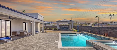 Large backyard, pool, and Cabana with outdoor kitchen!