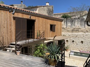 Terrasse solarium, accès au Loft