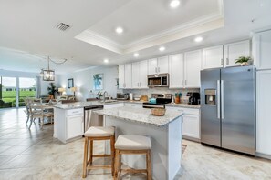 Kitchen w/ Island Seating for Two