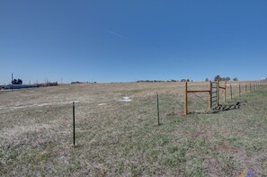 Acres of horse land with endless blue skies