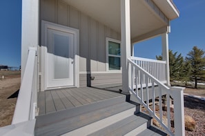 Relaxing front porch (seating to come)