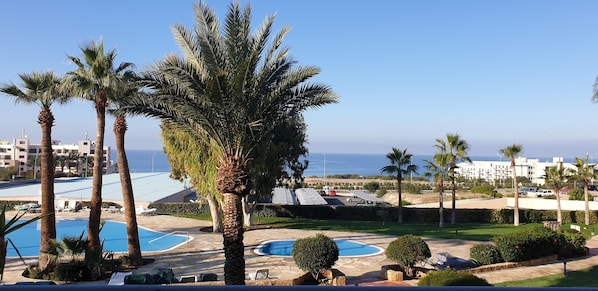 Pool and garden views