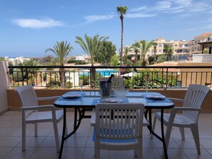 Spacious patio