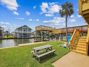 Backyard & Canal Views