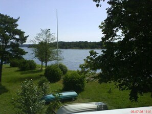 lake seen from the balcony