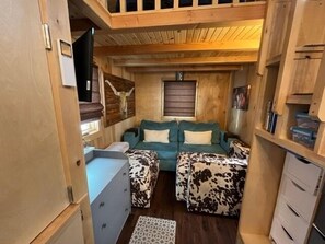 Live large in this comfy little space. 