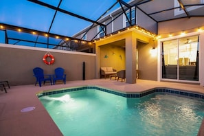 Create family memories by the private pool