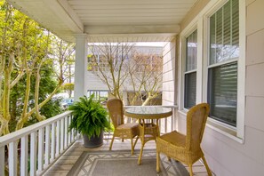 Porch | Outdoor Dining Area | Near Beaches