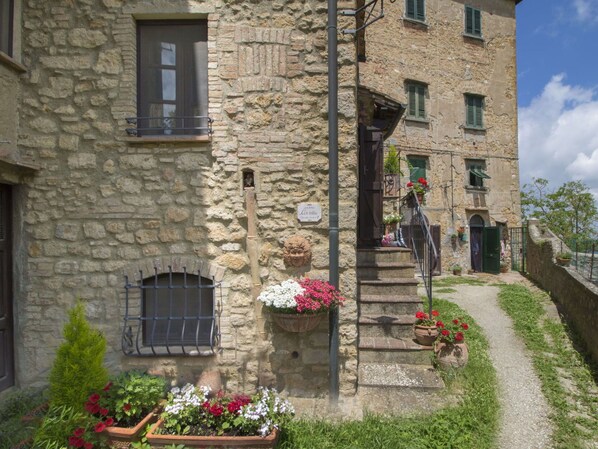 Plant, Flower, Window, Property, Building, Architecture, Sky, Cottage, Cloud, Grass