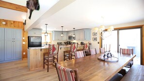 Dining Table with Mountain Views in Loon Mountain Home